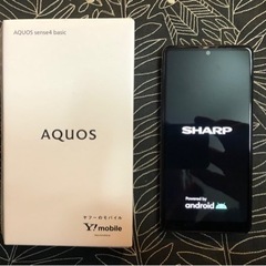 AQUOS sense4 basic  SIMロック解除済