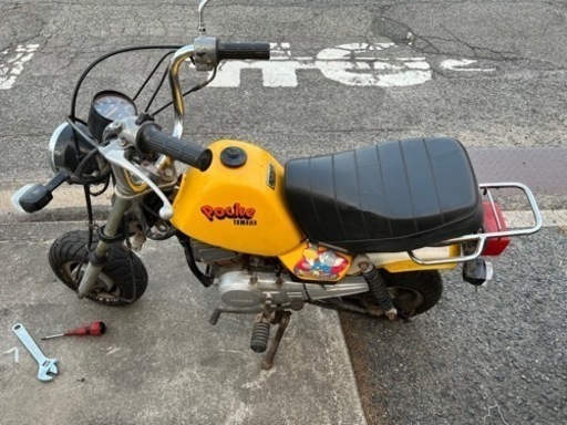 ヤマハ ポッケ 4U1 50cc 4速mt 2st実働 書類有り 現在稼働中。シャリー