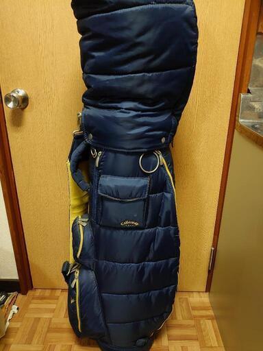 c*n様 ★中古品★　ZOYチェック柄　キャディバッグ　フード　アイアンカバー付 c*n様 ☆中古品☆ ZOYチェック柄 キャディバッグ フード アイアン