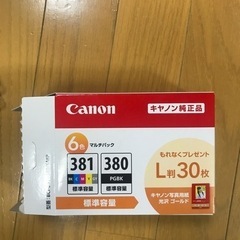 【ネット決済】インクカートリッジ　Canon 純正品6色　381...