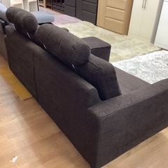 リサイクルショップ八光 田上店 配達・設置OK】3人掛けソファ オットマン付