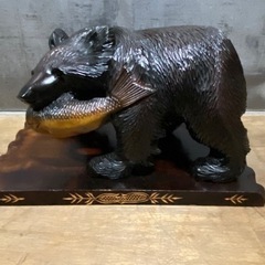 【ネット決済】木彫りのクマ