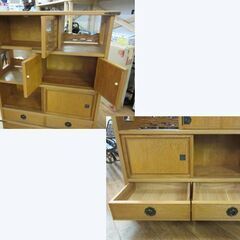 屋久杉 茶箪笥 幅100㎝ 茶棚 茶タンス 和茶棚 和茶箪笥 うるし塗り 漆塗り 飾り棚 整理 収納 家具 札幌 厚別店