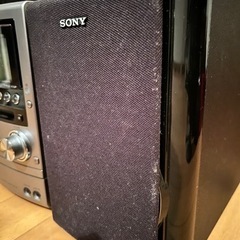SONY CD/MD/カセット　コンポ - 家具