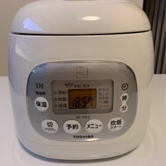 【ネット決済】3合炊き炊飯器 TOSHIBA RC-5XE3