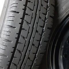 ダンロップ　ハイゼット軽トラ用タイヤ　 ほぼ未使用　145R12 ホイール付き