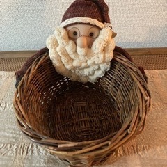 【クリスマス】サンタクロース籠