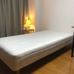 【ネット決済】無印良品・ベッド・高密度ポケットコイル・シングルサイズ
