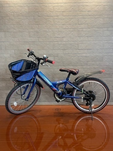子供自転車ブリヂストン、20インチ、6段ギア付きキッズバイク