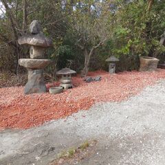 レンガ　煉瓦　チップ　砕石　４トンダンプ１台分　　約５リューベ　ガーデニング　庭 