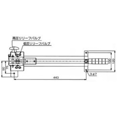 日東造機　アルミハンドポンプ　シリンダー　美品