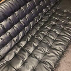 合皮ソファベッド(Nシールド ロック BK)