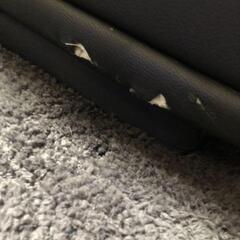 合皮ソファベッド(Nシールド ロック BK)