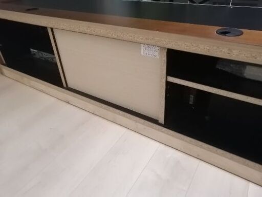 【値下げ¥ 9,000→¥7,000】テレビボード（ガラストップテレビボード）・シギヤマ家具