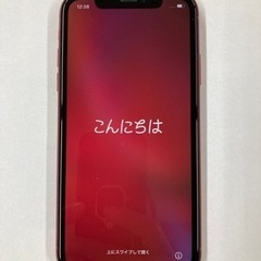 iPhoneXR 64G プロダクトレッドSIMフリー バッテリー93% 付属品未使用 