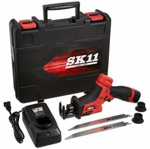 その他 【新品 未使用】電動ノコギリ SK11充電式レシプロソー