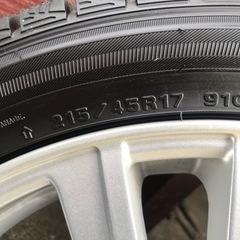 スタッドレス　ホイール、ナット付き　4本セット