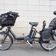 電動自転車 ブリヂストン 20インチ 6.6ah 子供乗せ アシスト 3人乗り