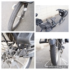 電動自転車 ブリヂストン 20インチ 6.6ah 子供乗せ アシスト 3人乗り