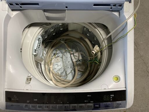 【格安】HITACHI 7.0kg洗濯機 BW-V70B 2017年製 ビートウォッシュ 通電確認済み 早いもの勝ち 配送OK