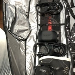 スノボ、ビンディング、ブーツ、ゴーグル、専用バッグのカップルセット
