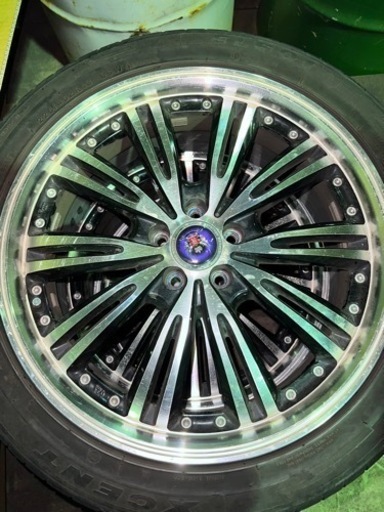 車のパーツ シュタイナー☆ホイール＆タイヤセット☆5H114.3 インチ