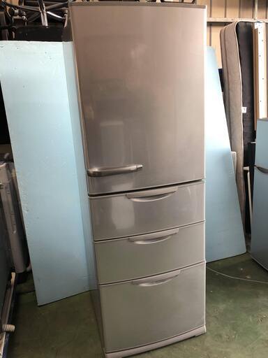 AQUA アクア 355L 4ドア冷凍冷蔵庫 AQR-361C まん中2段フリーザー 節約ecoモード 右開き2013年製