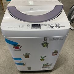 【無料】SHARP 5.5kg洗濯機 ES-GE55N-S 20...