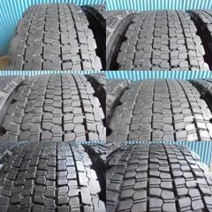 ブリヂストン V-STEEL STUDLESS W900　225/80R17.5 123/122L　6本　8分溝2本と7～8分溝2本と6分溝2本