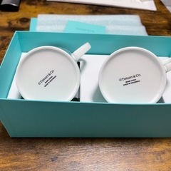 箱、手提げ袋付 ティファニー マグカップ ペアカップ