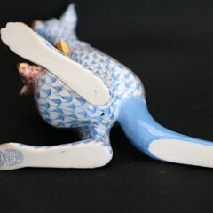 希少ヘレンド カンガルー親子 置物 Herend FIgurine