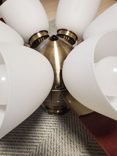 LEDシーリングファンライト リモコンスイッチ 6灯 東京メタル 6灯 東京メタル工業製シーリングファンライト【MFE008】｜<公式