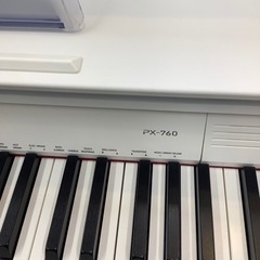 6ヶ月保証付！CASIO(カシオ)の電子ピアノ「PX-760WE」をご紹介！