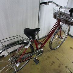 B597限定特価　整備済み★ブリヂストン　カジュナDXベルト　赤茶色★ 中古自転車 【27インチ 】 