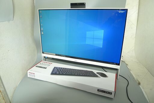 一体型パソコン 中古美品 フルHD 23.8型ワイド NEC PC-DA350HAW 第7世代 Celeron 8GB 2TB DVDRW 無線 Bluetooth カメラ Win10 Office