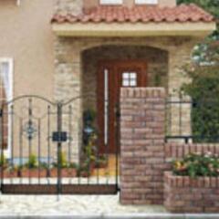 YKK門扉両開き、門柱セット、価格破壊