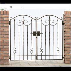 YKK門扉両開き、門柱セット、価格破壊