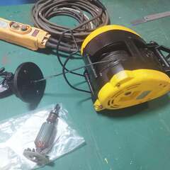 RYOBIの130kのウィンチになります。 モーターは新品に交換しております。