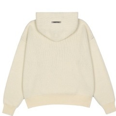 essentials ニットパーカホワイト