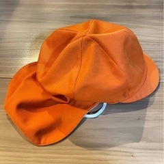 カラー帽子　オレンジ　800円の画像