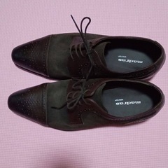 【ネット決済・配送可】madras ウィングチップ革靴