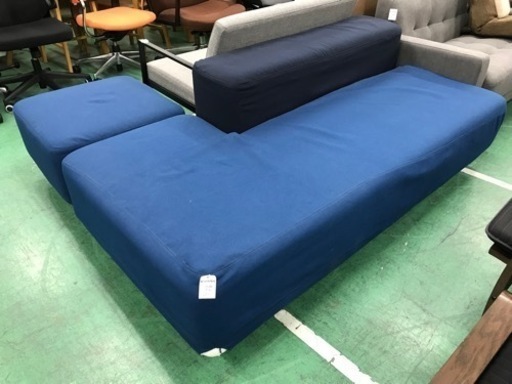 家具ならトレファク吉川店！！無印良品 ソファベンチ ブルー