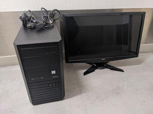 Windows10搭載 デスクトップパソコン　＋　モニター