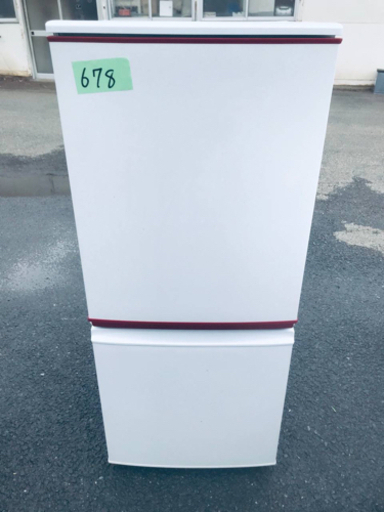 678番 シャープ✨ノンフロン冷凍冷蔵庫✨SJ-BK14Y-W‼️