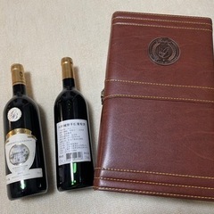 革バッグ入ワインセット