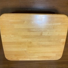 木製丸角ミニテーブル　無料！