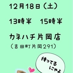 保護猫☆譲渡会 12/18 開催♪