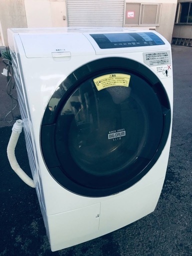 ♦️EJ677番 HITACHI ドラム式電気洗濯乾燥機 【2018年製】