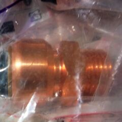 ☆東洋フィッテイング テクタッチ継手 おねじ付アダプタ 1/2 平行ねじ ◆工具不要の給水・給湯用銅管継手