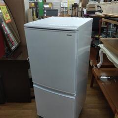 J036 ☆6ヶ月保証☆2D冷蔵庫 SHARP SJ-DA14D-W 2018年製